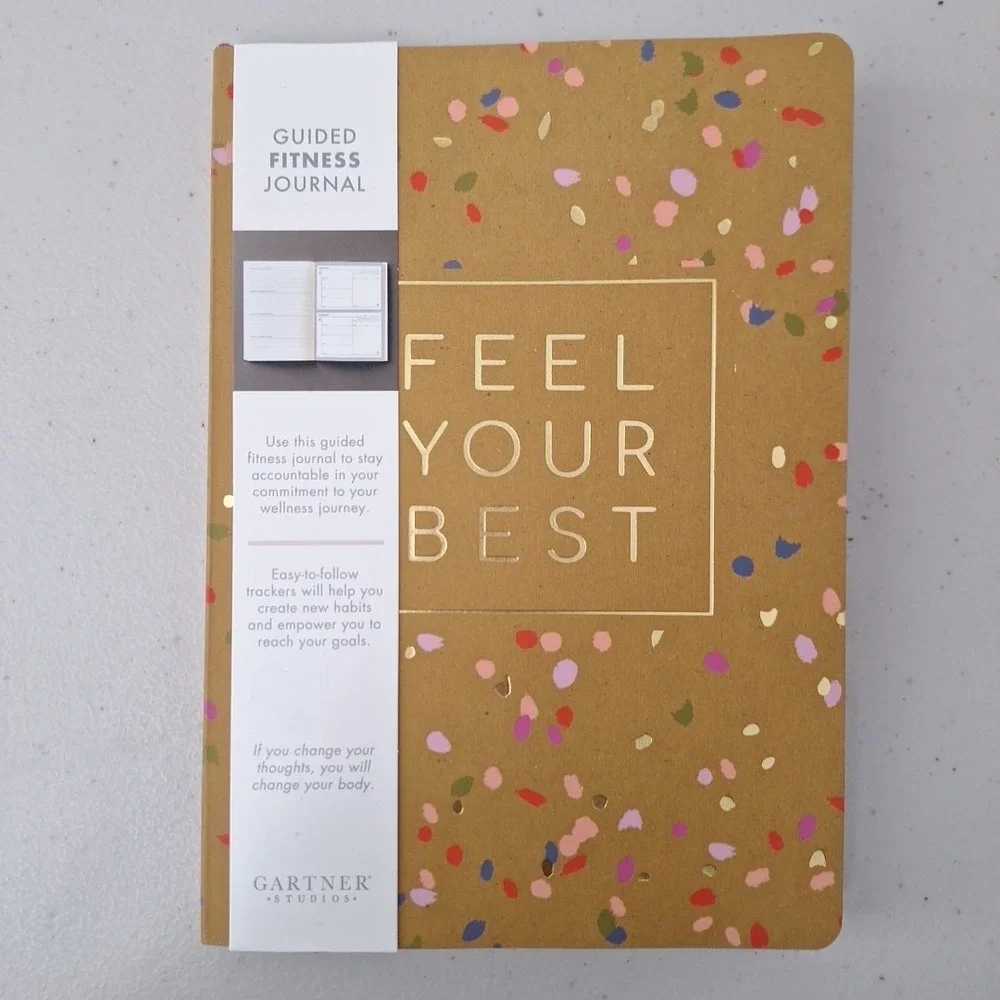 Guided FITNESS JOURNAL Softback Weekly Planner Undated Log Book Gym Food NEW